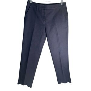 Trina Turk Navy Tulip Hem Blue Dress Pants Sz 8
